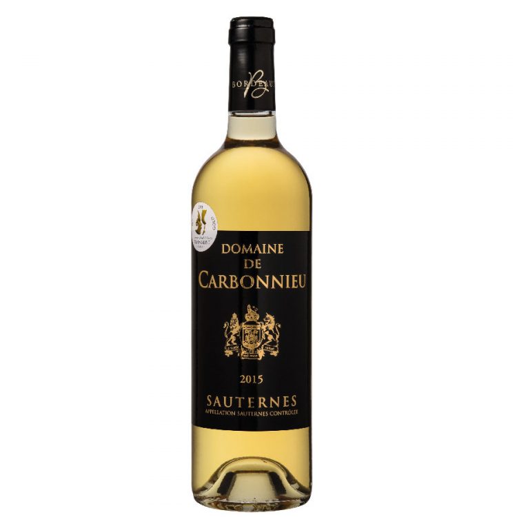 domaine de Carbonnieu sauternes blanc liquoreux 2015