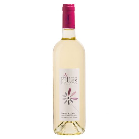 domaine des trois filles igp mont Caume bouteille de vin blanc